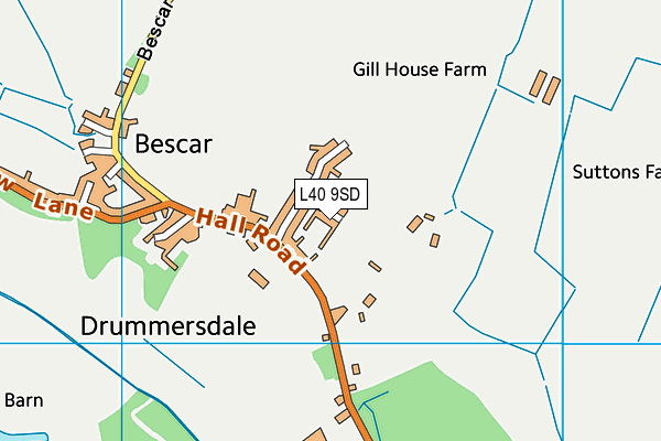 L40 9SD map - OS VectorMap District (Ordnance Survey) L40 9SD map - OS VectorMap District (Ordnance Survey)