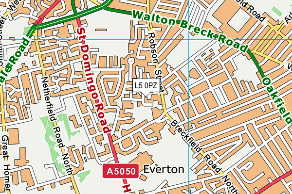 L5 0PZ map - OS VectorMap District (Ordnance Survey) L5 0PZ map - OS VectorMap District (Ordnance Survey)