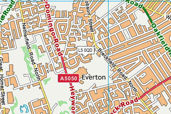 L5 0QD map - OS VectorMap District (Ordnance Survey) L5 0QD map - OS VectorMap District (Ordnance Survey)