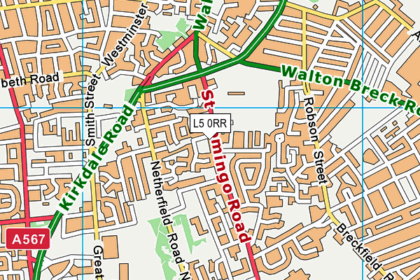 L5 0RR map - OS VectorMap District (Ordnance Survey) L5 0RR map - OS VectorMap District (Ordnance Survey)