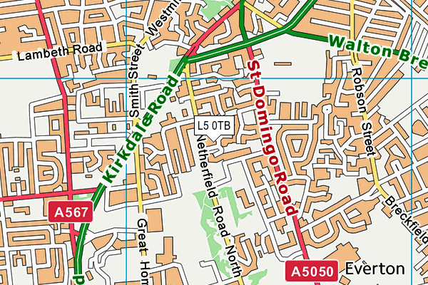 L5 0TB map - OS VectorMap District (Ordnance Survey) L5 0TB map - OS VectorMap District (Ordnance Survey)