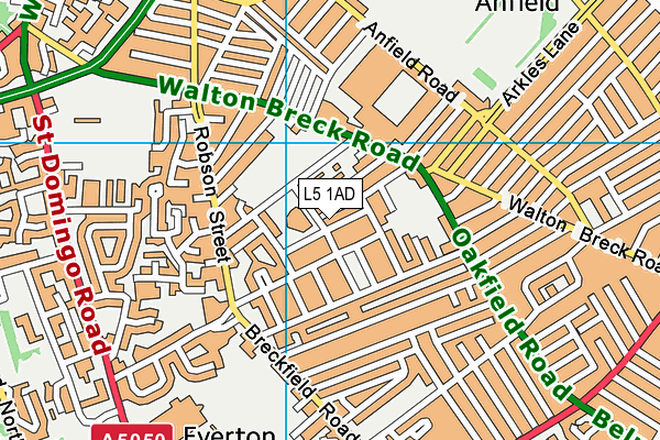 L5 1AD map - OS VectorMap District (Ordnance Survey) L5 1AD map - OS VectorMap District (Ordnance Survey)