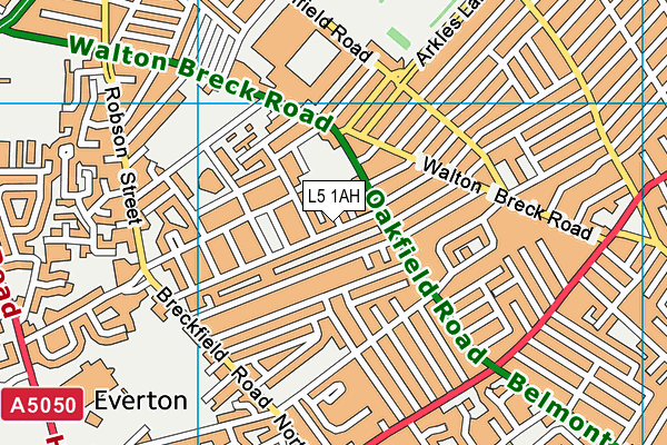 L5 1AH map - OS VectorMap District (Ordnance Survey) L5 1AH map - OS VectorMap District (Ordnance Survey)