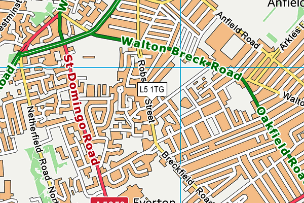L5 1TG map - OS VectorMap District (Ordnance Survey) L5 1TG map - OS VectorMap District (Ordnance Survey)