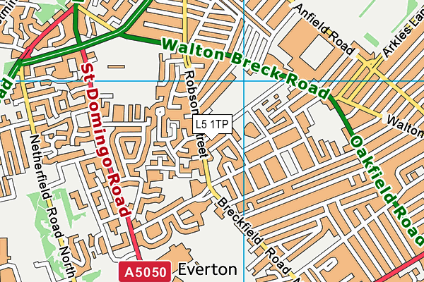 L5 1TP map - OS VectorMap District (Ordnance Survey) L5 1TP map - OS VectorMap District (Ordnance Survey)