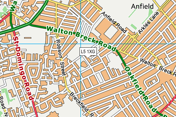 L5 1XG map - OS VectorMap District (Ordnance Survey) L5 1XG map - OS VectorMap District (Ordnance Survey)