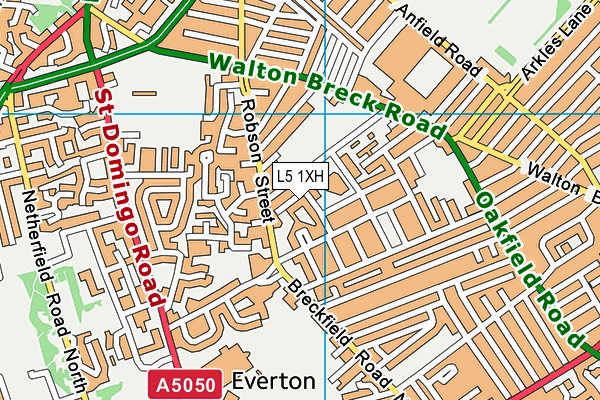 L5 1XH map - OS VectorMap District (Ordnance Survey) L5 1XH map - OS VectorMap District (Ordnance Survey)