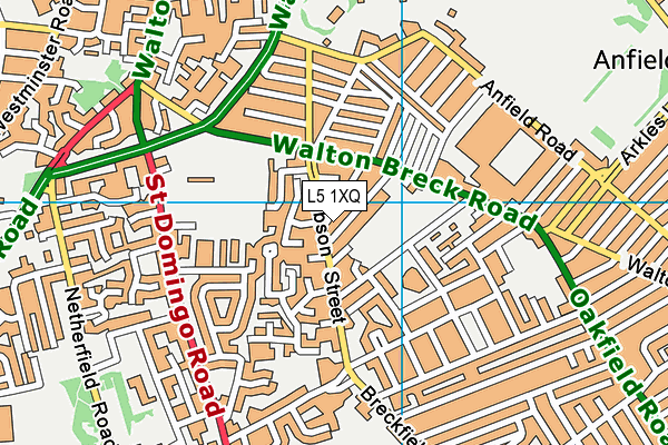 L5 1XQ map - OS VectorMap District (Ordnance Survey) L5 1XQ map - OS VectorMap District (Ordnance Survey)