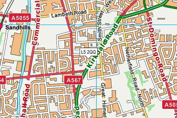 L5 2QQ map - OS VectorMap District (Ordnance Survey) L5 2QQ map - OS VectorMap District (Ordnance Survey)