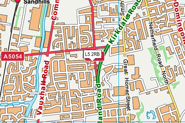 L5 2RB map - OS VectorMap District (Ordnance Survey) L5 2RB map - OS VectorMap District (Ordnance Survey)