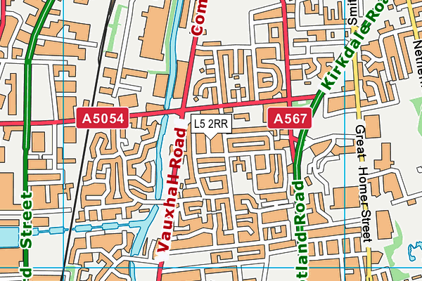 L5 2RR map - OS VectorMap District (Ordnance Survey) L5 2RR map - OS VectorMap District (Ordnance Survey)