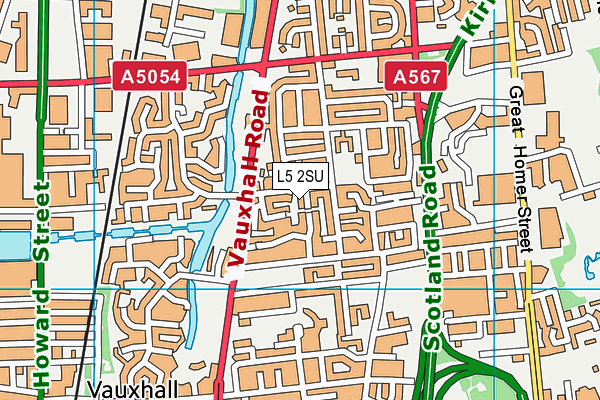 L5 2SU map - OS VectorMap District (Ordnance Survey) L5 2SU map - OS VectorMap District (Ordnance Survey)