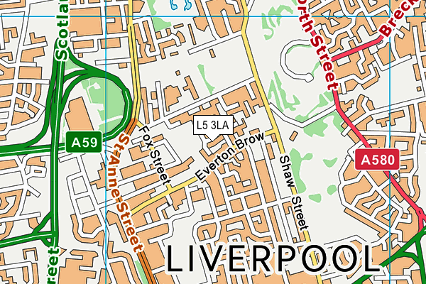 L5 3LA map - OS VectorMap District (Ordnance Survey) L5 3LA map - OS VectorMap District (Ordnance Survey)