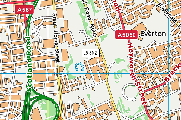 L5 3NZ map - OS VectorMap District (Ordnance Survey) L5 3NZ map - OS VectorMap District (Ordnance Survey)