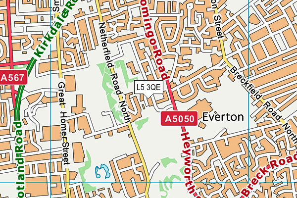 L5 3QE map - OS VectorMap District (Ordnance Survey) L5 3QE map - OS VectorMap District (Ordnance Survey)