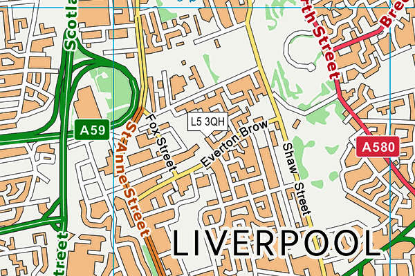 L5 3QH map - OS VectorMap District (Ordnance Survey) L5 3QH map - OS VectorMap District (Ordnance Survey)