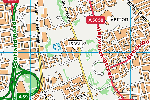 L5 3SA map - OS VectorMap District (Ordnance Survey) L5 3SA map - OS VectorMap District (Ordnance Survey)