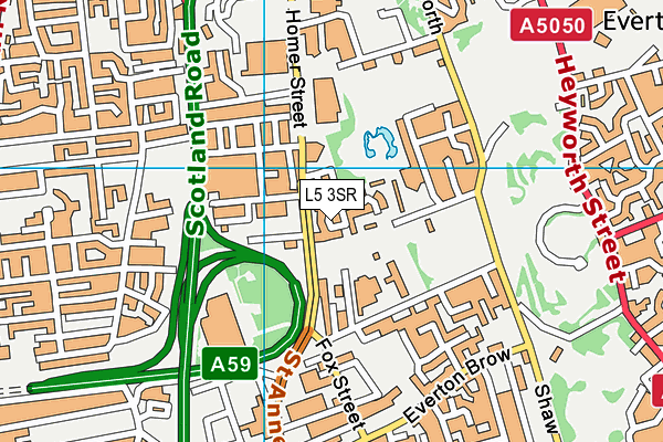 L5 3SR map - OS VectorMap District (Ordnance Survey) L5 3SR map - OS VectorMap District (Ordnance Survey)