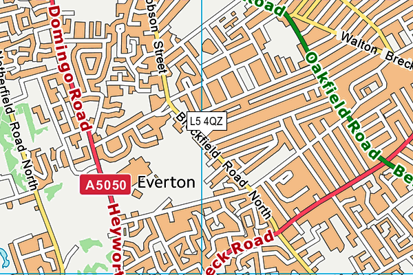 L5 4QZ map - OS VectorMap District (Ordnance Survey) L5 4QZ map - OS VectorMap District (Ordnance Survey)