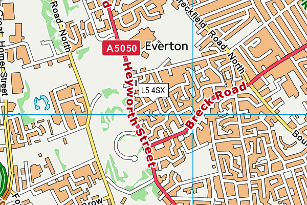 L5 4SX map - OS VectorMap District (Ordnance Survey) L5 4SX map - OS VectorMap District (Ordnance Survey)