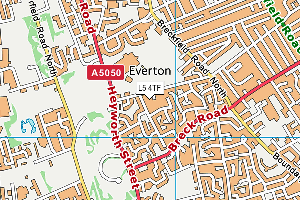 L5 4TF map - OS VectorMap District (Ordnance Survey) L5 4TF map - OS VectorMap District (Ordnance Survey)