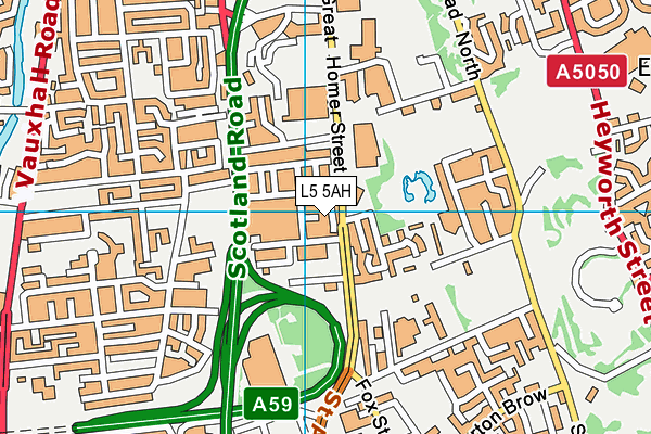 L5 5AH map - OS VectorMap District (Ordnance Survey) L5 5AH map - OS VectorMap District (Ordnance Survey)