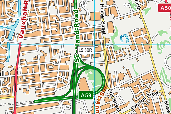 L5 5BR map - OS VectorMap District (Ordnance Survey) L5 5BR map - OS VectorMap District (Ordnance Survey)
