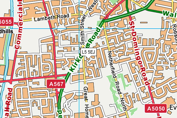 L5 5EJ map - OS VectorMap District (Ordnance Survey) L5 5EJ map - OS VectorMap District (Ordnance Survey)