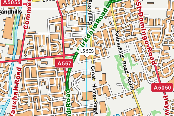 L5 5ES map - OS VectorMap District (Ordnance Survey) L5 5ES map - OS VectorMap District (Ordnance Survey)