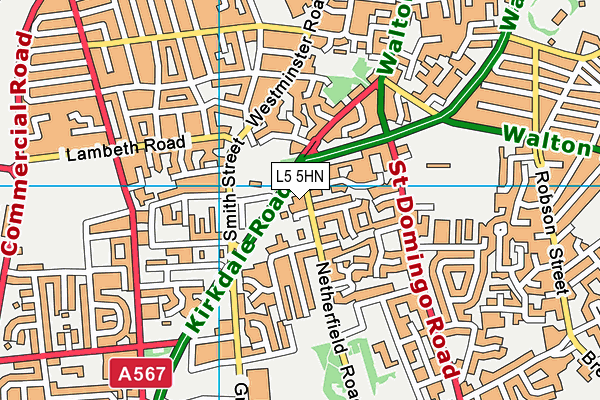 L5 5HN map - OS VectorMap District (Ordnance Survey) L5 5HN map - OS VectorMap District (Ordnance Survey)