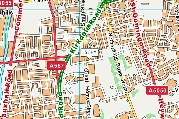 L5 5HY map - OS VectorMap District (Ordnance Survey) L5 5HY map - OS VectorMap District (Ordnance Survey)