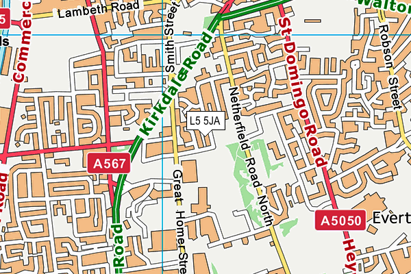 L5 5JA map - OS VectorMap District (Ordnance Survey) L5 5JA map - OS VectorMap District (Ordnance Survey)