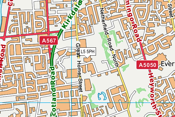 L5 5PH map - OS VectorMap District (Ordnance Survey) L5 5PH map - OS VectorMap District (Ordnance Survey)