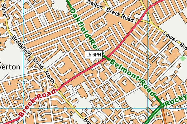 L5 6PH map - OS VectorMap District (Ordnance Survey) L5 6PH map - OS VectorMap District (Ordnance Survey)