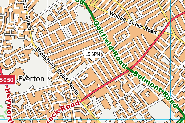 L5 6PN map - OS VectorMap District (Ordnance Survey) L5 6PN map - OS VectorMap District (Ordnance Survey)