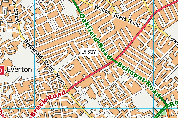 L5 6QY map - OS VectorMap District (Ordnance Survey) L5 6QY map - OS VectorMap District (Ordnance Survey)