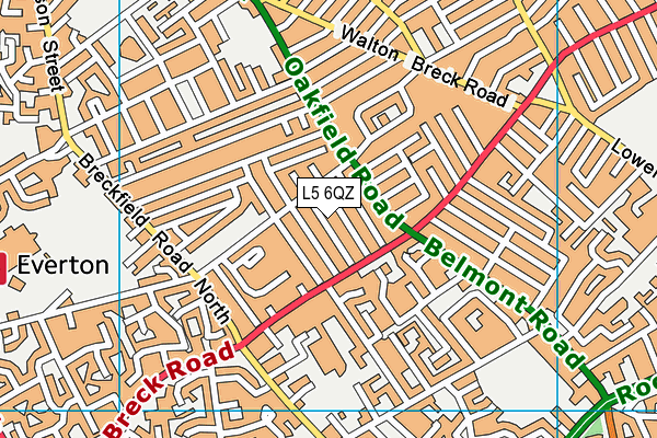L5 6QZ map - OS VectorMap District (Ordnance Survey) L5 6QZ map - OS VectorMap District (Ordnance Survey)