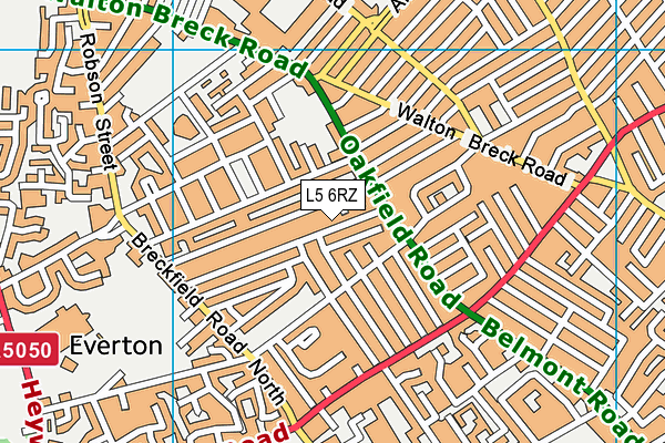 L5 6RZ map - OS VectorMap District (Ordnance Survey) L5 6RZ map - OS VectorMap District (Ordnance Survey)