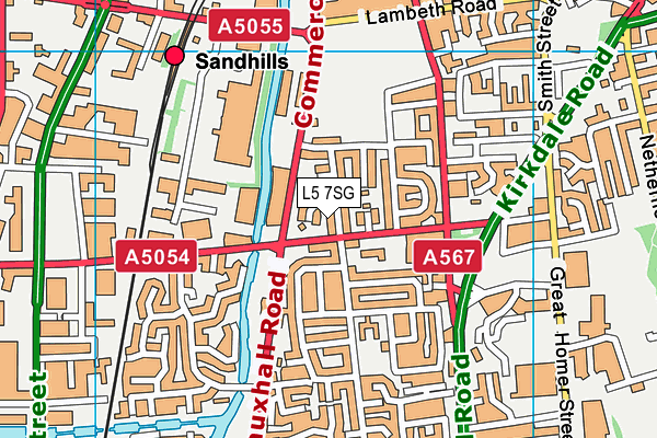 L5 7SG map - OS VectorMap District (Ordnance Survey) L5 7SG map - OS VectorMap District (Ordnance Survey)