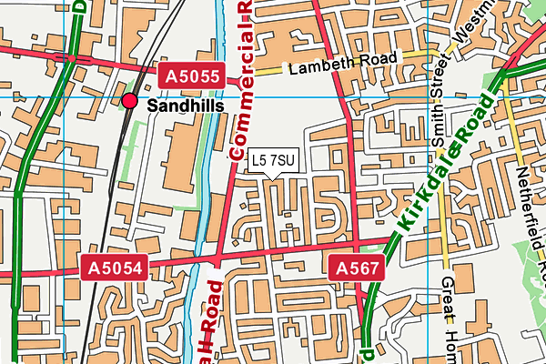 L5 7SU map - OS VectorMap District (Ordnance Survey) L5 7SU map - OS VectorMap District (Ordnance Survey)