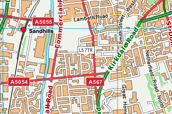 L5 7TR map - OS VectorMap District (Ordnance Survey) L5 7TR map - OS VectorMap District (Ordnance Survey)
