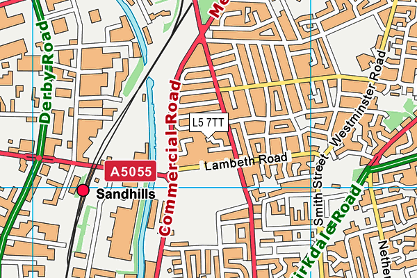 L5 7TT map - OS VectorMap District (Ordnance Survey) L5 7TT map - OS VectorMap District (Ordnance Survey)