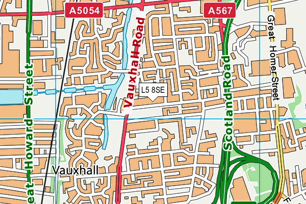 L5 8SE map - OS VectorMap District (Ordnance Survey) L5 8SE map - OS VectorMap District (Ordnance Survey)