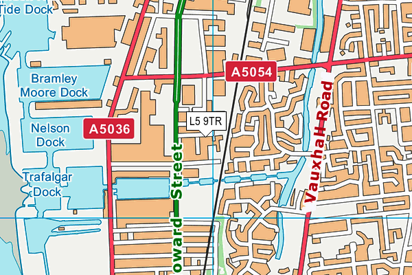 L5 9TR map - OS VectorMap District (Ordnance Survey) L5 9TR map - OS VectorMap District (Ordnance Survey)