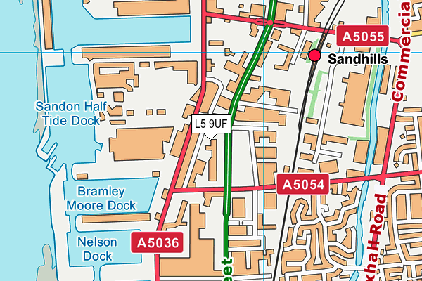 L5 9UF map - OS VectorMap District (Ordnance Survey) L5 9UF map - OS VectorMap District (Ordnance Survey)