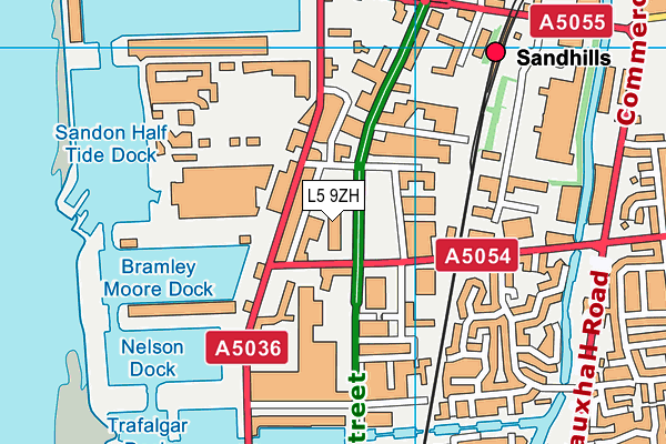 L5 9ZH map - OS VectorMap District (Ordnance Survey) L5 9ZH map - OS VectorMap District (Ordnance Survey)