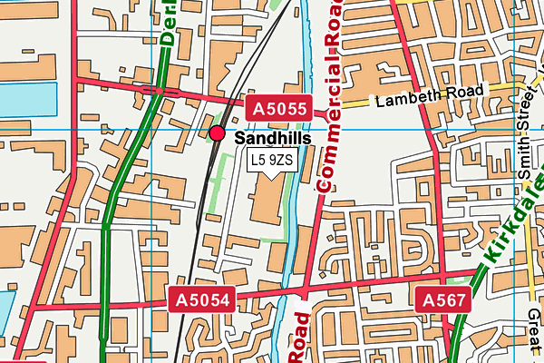 L5 9ZS map - OS VectorMap District (Ordnance Survey) L5 9ZS map - OS VectorMap District (Ordnance Survey)