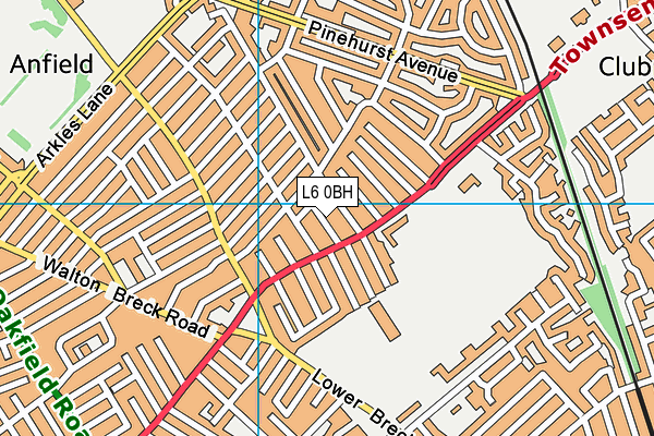 L6 0BH map - OS VectorMap District (Ordnance Survey) L6 0BH map - OS VectorMap District (Ordnance Survey)