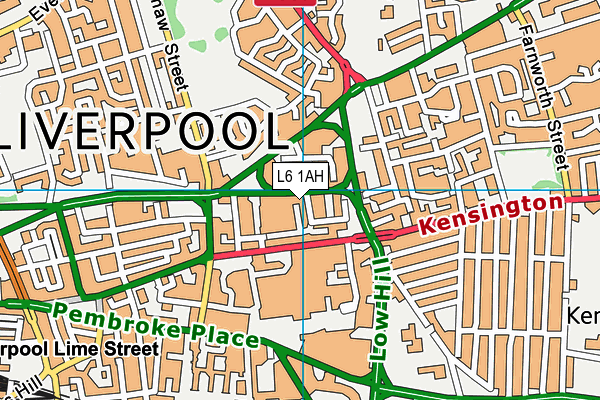L6 1AH map - OS VectorMap District (Ordnance Survey) L6 1AH map - OS VectorMap District (Ordnance Survey)