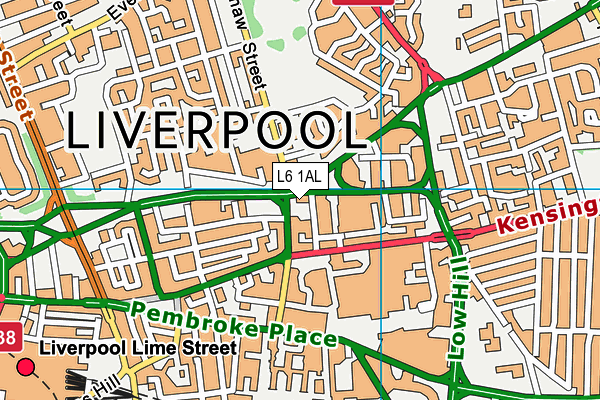 L6 1AL map - OS VectorMap District (Ordnance Survey) L6 1AL map - OS VectorMap District (Ordnance Survey)